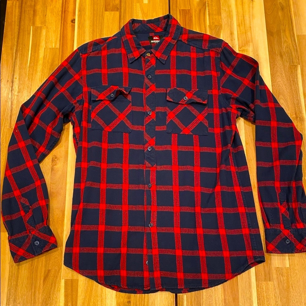Quicksilver Flannel Button Down